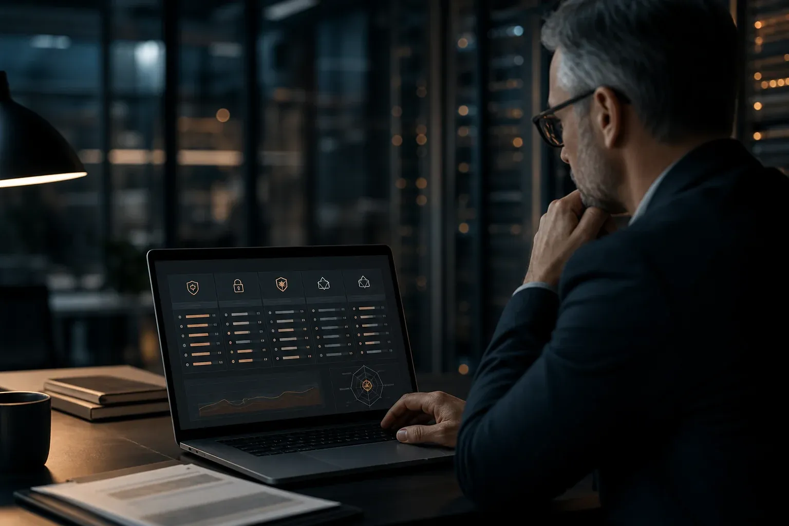 Vergleich von Datenschutz-Tools für den deutschen Mittelstand auf einem Dashboard